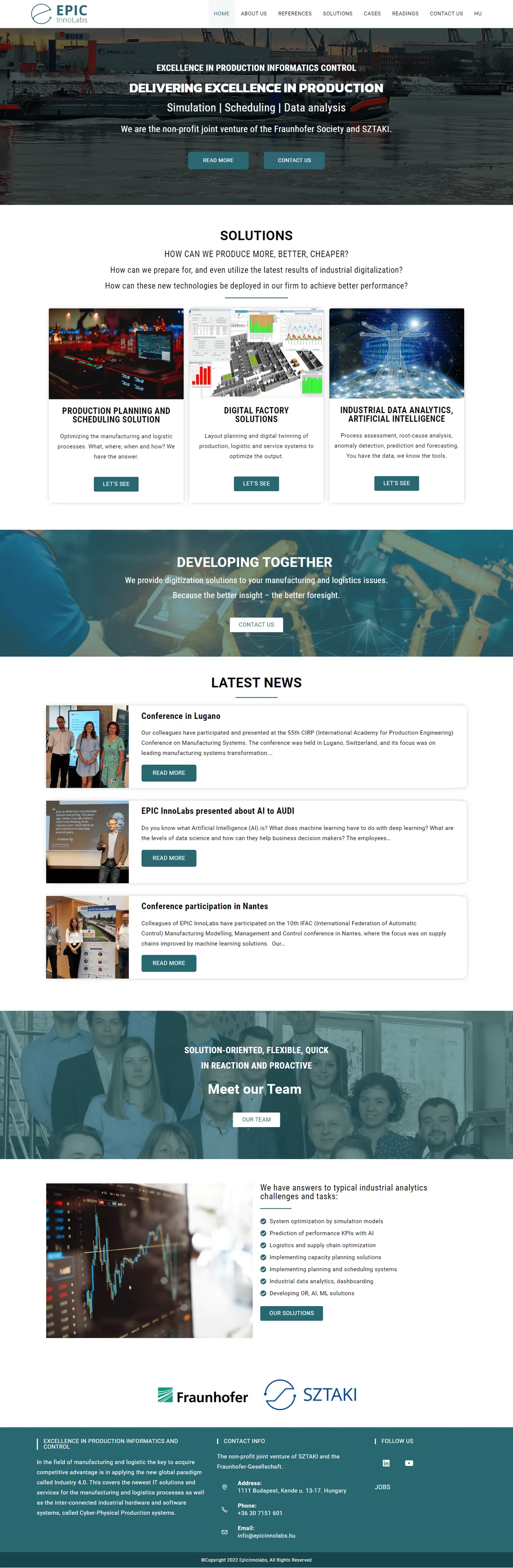 Epic Inno Labs — Tech Studio website by Tohidul Islam Pappu