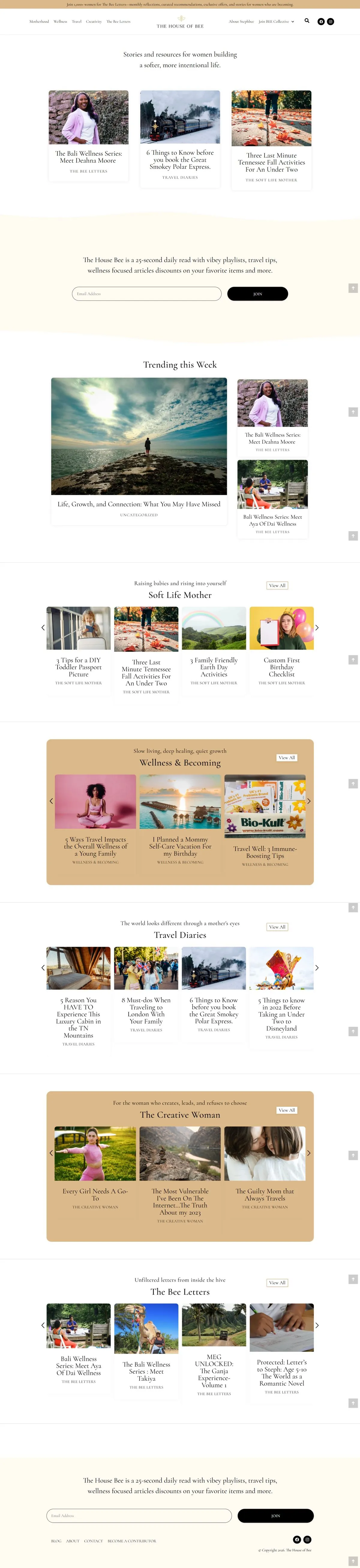 The House of Bee — Wellness, Motherhood & Lifestyle Blog website by Tohidul Islam Pappu
