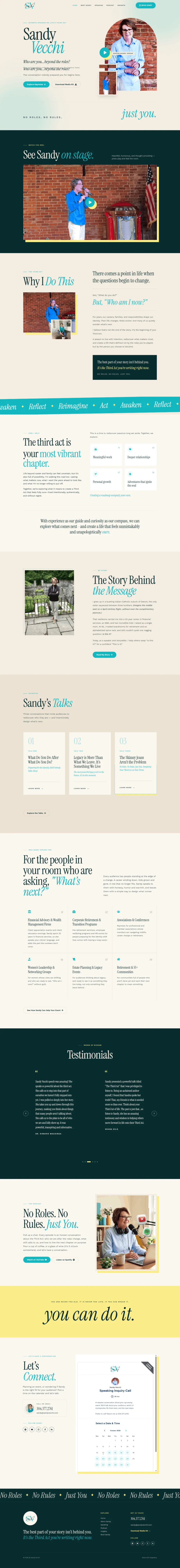 Sandy Vecchi — Humorous Keynote Speaker website by Tohidul Islam Pappu
