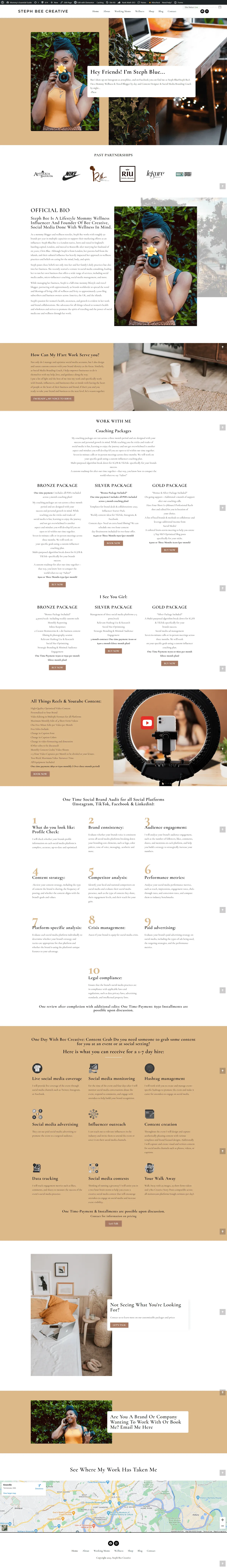Stephbee — Life Coach website by Tohidul Islam Pappu